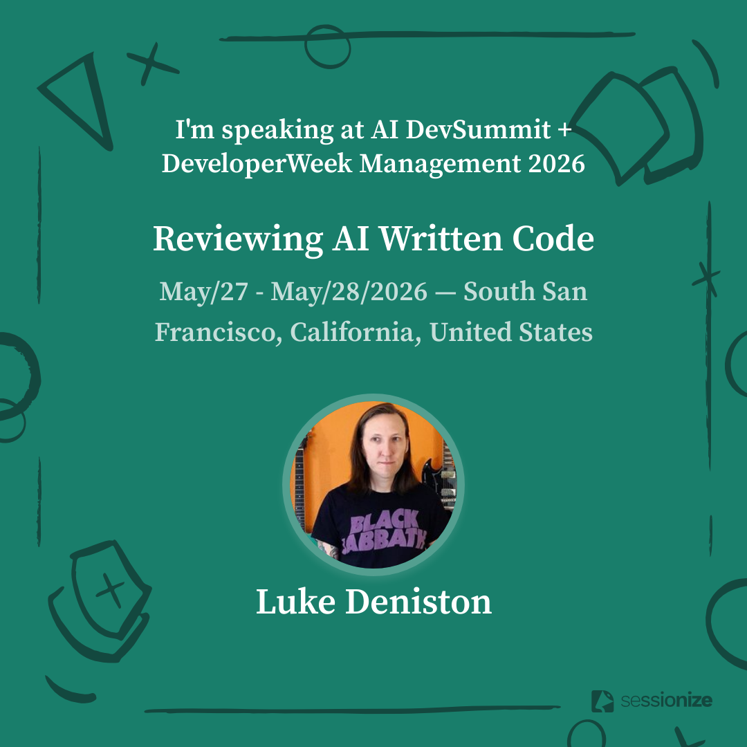 I'm speaking at AI DevSummit 2026 — Reviewing AI Written Code